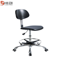Prix de gros Chaise réglable industrielle/Chaise pivotante pour bibliothèque hôpital/Chaise de laboratoire ESD