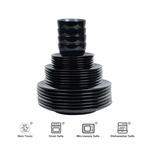 Promotion de septembre : Ensemble de vaisselle vintage en céramique, assiettes à pâtes de haute qualité, design unique, décoration de cuisine - Product Image 3