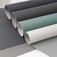 Tissu en cuir PU suédé de haute qualité, résistant à l'eau, aux taches, à l'abrasion et aux déchirures, toucher doux, durable pour les intérieurs automobiles