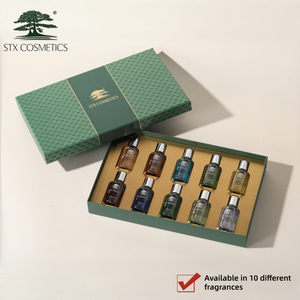 Ensemble d'articles de toilette de luxe STX, 10 parfums floraux, gel douche, shampoing, après-shampoing, coffret cadeau pour la promotion hôtelière - Product Image 1