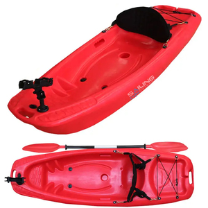 Canoa para niños, pequeña, ligera, para sentarse en la parte superior, kayaks, barco de plástico para niños, Canoa/Kayak barato a la venta - Product Image 3
