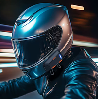 Casque Intercom Moto C2 XBOON pour Audio Mesh avec Annulation d'Écho CVC et Conception Supra-Auriculaire