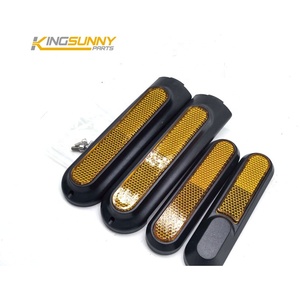 Carcasa Decorativa para Scooter Eléctrico <span class=keywords><strong>Xiaomi</strong></span> MI 4PRO, 4 Piezas, con Adhesivo Reflectante, para la Rueda Trasera, Cubierta Lateral, Pieza de Repuesto - Product Image 3