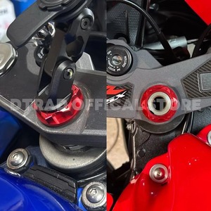 Para APRILIA RSV4 / TUONO V4 1100 Factory R/<span class=keywords><strong>RR</strong></span>/RF 2009-2026 RS660 / Tuono 660 RSV <span class=keywords><strong>1000</strong></span> R Tuercas de dirección de horquilla superior de aluminio CNC - Product Image 4