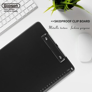 Glosen C1085 A4 Metal <strong>Clipboard</strong> Black Folder Student Writing Drawing Board Office Pad Thickened Rectangular - Product Image 5
