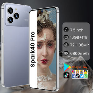 Spark 40 Pro, el Más Vendido, Teléfono Inteligente 5G <span class=keywords><strong>con</strong></span> Android 14, Versión Global, Pantalla HD de 7.5 Pulgadas, 108MP, 16GB+1TB, Doble SIM, Desbloqueado - Product Image 4