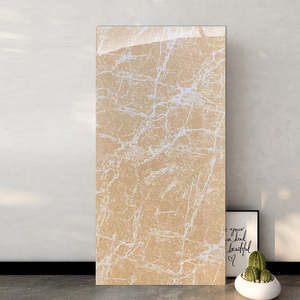 Baldosas de porcelana para habitación, baldosas interiores sólidas modernas, mármol pulido esmaltado, Hotel de lujo, Villa, <span class=keywords><strong>Color</strong></span> oscuro con vena, 600x1200mm - Product Image 6