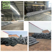 Gabion matelassé en treillis métallique hexagonal 2x1x1, panier de rivière
