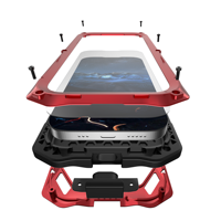 Étui en métal robuste pour Google Pixel 9/10 Pro XL, support magnétique, protection intégrée de l'écran et de l'objectif, compatible avec la charge sans fil