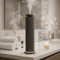 Diffuseur de parfum d'ambiance de luxe à LED avec pulvérisation automatique, machine de désodorisation d'air à froid pour huiles essentielles, tour de diffusion de parfum domestique