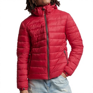 Herren Leichtgewichts-Pufferjacke Winter Thermo-Kapuzenjacke Maßgeschneiderte OEM-Bekleidung Großhandel - Product Image 1