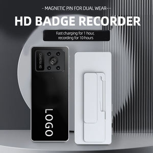 1080P Wearable Badge Style Body <b>Camera</b> 10 Hours Long Battery <b>Night</b> <b>Vision</b> Chest Clip Portable Work Security Video DV Recorder - Product Image 2