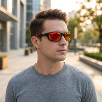 Lunettes de soleil polarisées sur mesure en TR90 à monture intégrale, protection UV400, anti-éblouissement pour la pêche, la plage, la conduite, le cyclisme et les sports