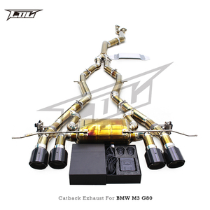 Sistema de Escape Valvetronic Personalizado para BMW M3/M4 G80/G82 M2 G87 S58 3.0T 2021-2026, Ti/SS304, Diseño de Tubo Intermedio de Igual Longitud y Tubo en Z - Product Image 4