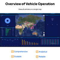 Sistema de Rastreo de Flotas GPS con Integración de Datos API, Software Telemático Personalizado para Vehículos