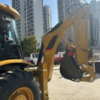 Loader Bekas Terpercaya Cater-pillar CAT 420F Backhoe Loader yang Telah Direkondisi untuk Aplikasi Pemindahan Tanah