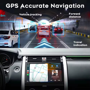 Diboev 13.3 inch màn hình cảm ứng GPS đài phát thanh DVD Carplay duy nhất DIN âm thanh Máy nghe nhạc <span class=keywords><strong>Android</strong></span> Car Stereo cho Land Rover khám phá 3 - Product Image 5