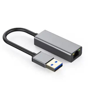 USB千兆以太网网络适配器USB 3.0网卡至RJ45 Lan 10/100/1000Mbps外部USB至LAN千兆以太网