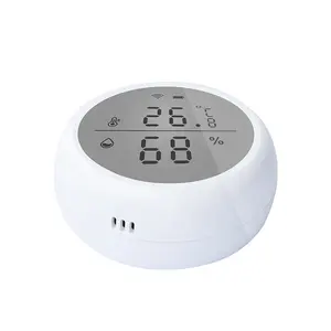 智能温湿度传感器ZigBee室内实时监控检测器带液晶显示器的数字温度计湿度计
