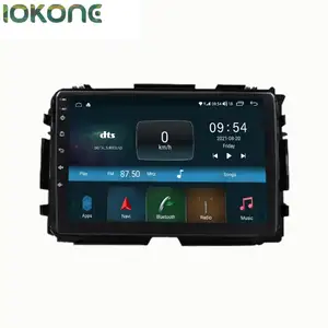 IOKONE Pemutar Dvd Multimedia Mobil, 6125 Octa Core 6G 128G 2Din untuk Honda Vezel 2015-2018