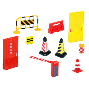 Barrera de carretera de Material ABS a escala 1/18, modelo de escena en <span class=keywords><strong>miniatura</strong></span> <span class=keywords><strong>para</strong></span> paisaje de carretera de mesa de arena - Product Image 5