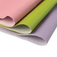 Tissu en cuir artificiel PVC gaufré imperméable et anti-moisissure avec support tricoté pour coussins de canapé, chaises et sacs – Vente en gros