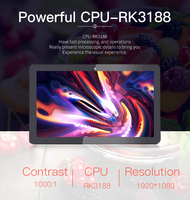 PC Panel IPS Android 11/13 Premium 21,5 Inci RK3566 2+32GB Wifi 6 untuk Papan Menu Digital & Layar Lobi