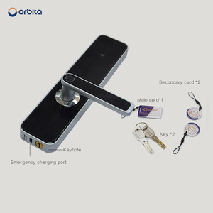 Orbita Simply Rfid Hotel Thông Minh Điện Tử Mật Khẩu Vân Tay Cửa Xử Lý Khóa Với Điều Khiển Từ Xa Wi-fi App Điện Thoại - Product Image 5