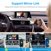 Carplay Android Auto pour Lexus UX/UX/IS/IS/CT/RX/RX/GS/LS/LX/LC/RC/RC avec bouton Joystick tactile petit/grand