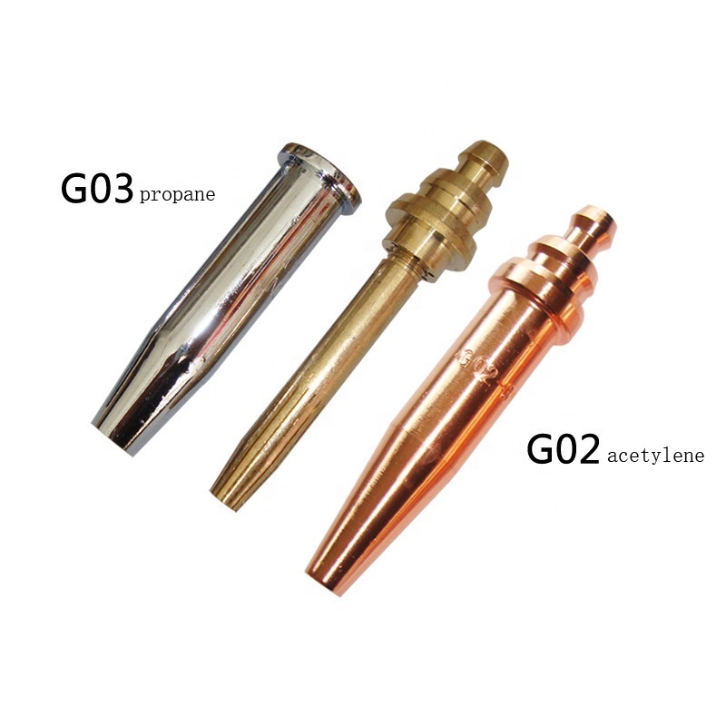 G02 アセチレン G03 プロパン 切断ノズル アセチレン切断ノズル 赤銅 