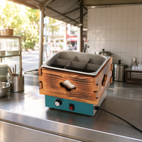 Machine de cuisson électrique Oden à 9 grilles en acier inoxydable, prix d'usine de gros, pour stand de rue et magasin de proximité