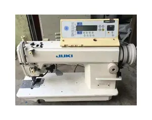 Second Hand Jukis DLU-5494 1-needle Flat Bed Lockstitch Sewing Machine with Automatic Thread Trimmer