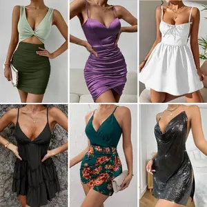 Tout nouveau vendeur de balles mixtes Stock de vêtements de haute qualité en vrac en gros vêtements d'occasion pour femmes style expédition aléatoire robe d'occasion