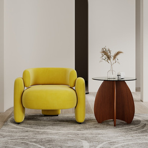 Poltrona Singola Imbottita, Sedia Relax per Soggiorno, Sedia per Studio di Trucco, Arredamento per Ufficio e Tempo Libero - Product Image 6