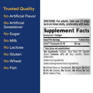 Cápsulas de CoQ10 de alta calidad SIN GLUTEN para promover la salud del corazón y apoyar la salud antioxidante. - Product Image 6