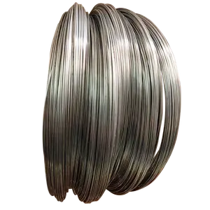 Custom cold drawn high carbon galvanized steel wire enameled aluminum flat wire with galvanized bright steel wire