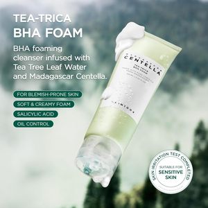 Espuma Limpiadora Tea-Trica BHA 125ml con Centella Asiática y Aceite de Árbol de Té, Control de Grasa, <span class=keywords><strong>Limpieza</strong></span> Suave para los Poros, Hidratante - Product Image 2