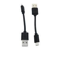Cable DE DATOS micro USB V8 PVC negro de fábrica de China de alta calidad