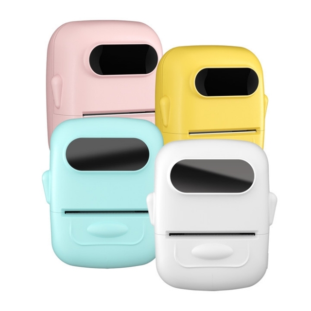 Manufacturer Mini Thermal Label Printer Portable Wireless 12-50mm Thermal Sticker Printing Labels Printer
