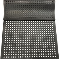 Tapis en caoutchouc épais, résistant à la fatigue et antidérapant, design minimaliste moderne pour une utilisation en intérieur/extérieur, hôtels, ateliers, sols