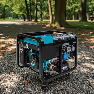 Máy phát điện 3KW, đèn pin một pha 220V bắt đầu, tất cả động cơ bằng đồng, tiết kiệm nhiên liệu, sử dụng ngoài trời trong gia đình - Product Image 5