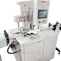 Machine de scellage de bocaux en bois à corps non rotatif, capsuleuse électrique automatique haute vitesse pour aliments et boissons
