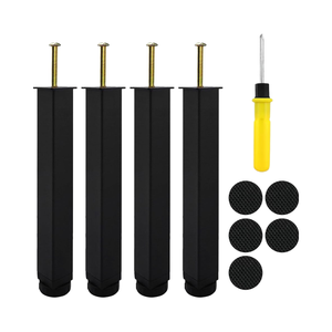 <span class=keywords><strong>Pieds</strong></span> de meubles en métal réglables de 25 cm, 4 pièces, <span class=keywords><strong>pieds</strong></span> modernes à <span class=keywords><strong>lattes</strong></span>, <span class=keywords><strong>pieds</strong></span> universels percables pour lit, meubles de salon - Product Image 1