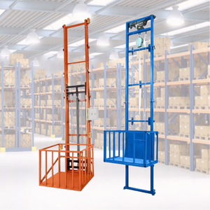 Elevador de Carga de Alta Velocidad, Elevador Vertical Hidráulico con Rieles, Plataforma Elevadora para Construcción - Product Image 6