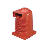 Boîtier de contact en résine époxy rouge pour appareillage de commutation CH3-12kV 24kV, 630A-1250A, et boîtier d'isolation 2000A-4000A
