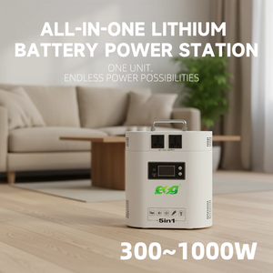 Fuente de Energía Portátil para Exteriores ESG de 500W/1000W, Batería de Litio de 1000WH/2000WH con Carga Solar para Camping, Teléfonos Móviles y Computadoras Portátiles - Product Image 3