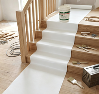 Rouleau de feutre de protection de sol personnalisé avec logo, imperméable, auto-adhésif, non tissé, pour la décoration intérieure de la maison