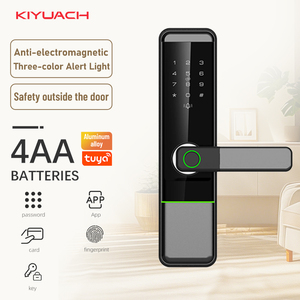 Serrure de porte intelligente avec WiFi TTlock, étanche, avec empreinte digitale, mot de passe, carte IC, clé numérique, sécurité domestique - Product Image 1