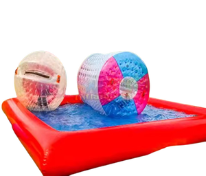 Piscina inflable redonda para niños, piscina hinchable con tobogán - Product Image 1