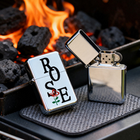 Briquets en métal personnalisables Topjlh pour sublimation, supports vierges pour transfert à chaud, pour la création de cadeaux DIY